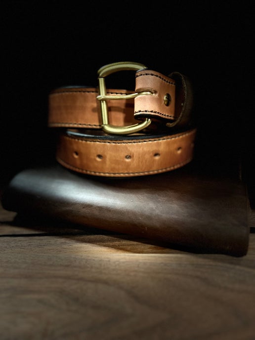 The Palomino - Elegant Gun Belt 1.5" with Brass Buckle