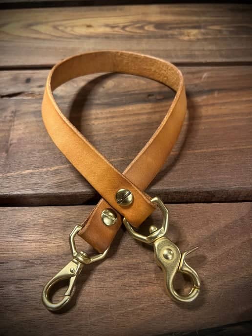 Handmade Leather Wallet, Purse or Keychain Lanyard 