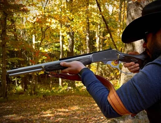 Classic Distressed Leather Rifle Sling